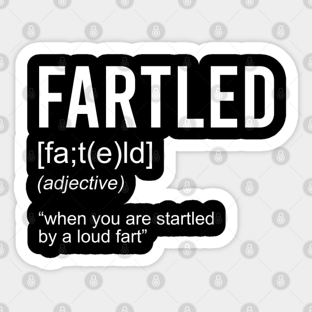 Fartled Sticker by nikalassjanovic